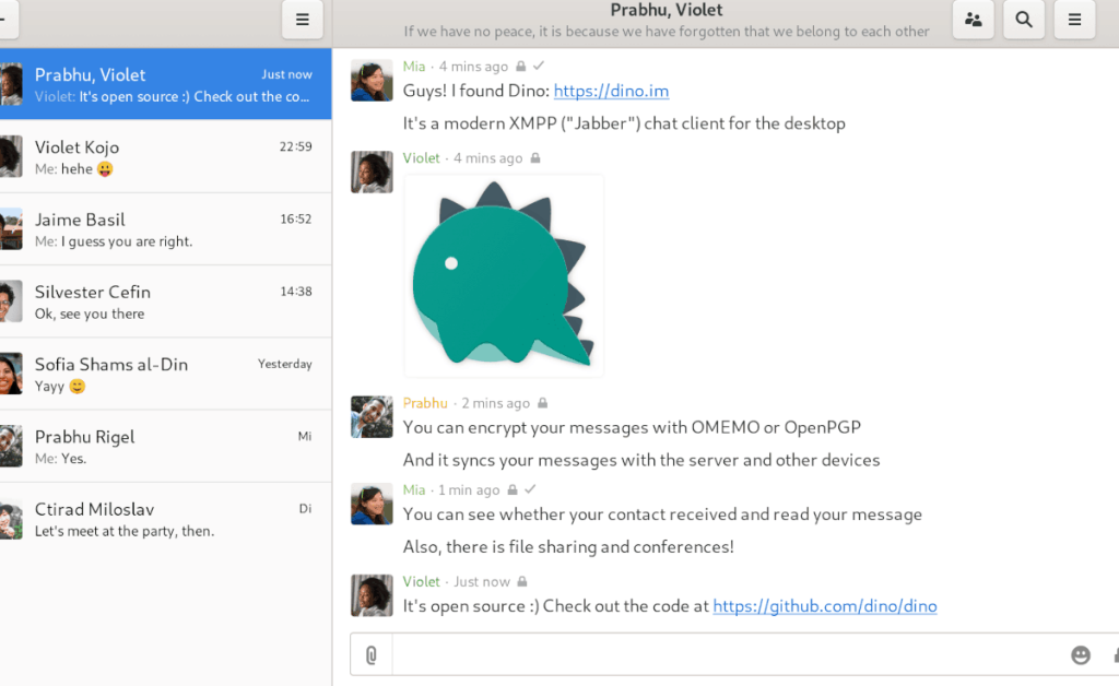 So installieren Sie den Dino XMPP-Client unter Linux