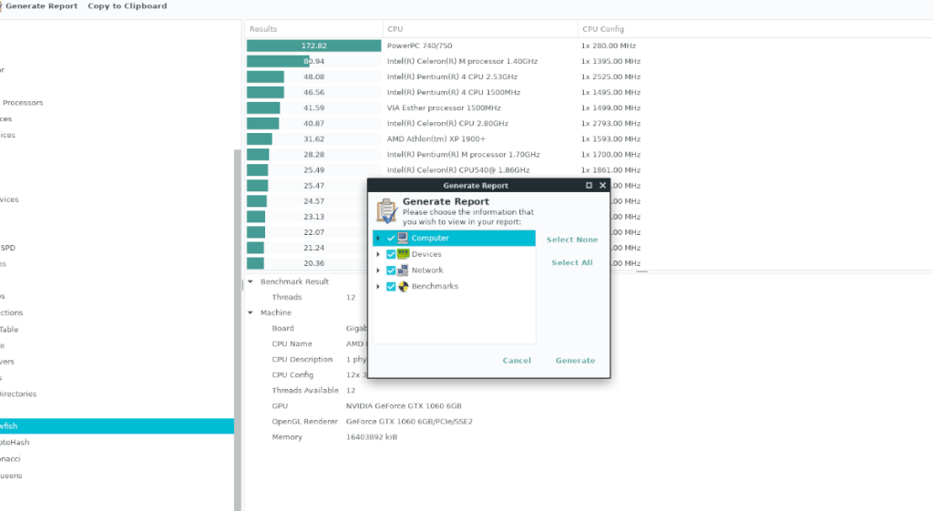 Como usar o HardInfo para verificar as informações de hardware do Linux