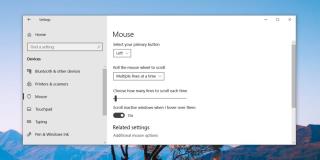 Como alterar o botão principal do mouse no Windows 10