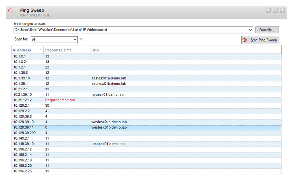 การใช้ Nmap สำหรับ Ping Scan + เครื่องมืออื่นๆ ที่ใช้