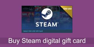 Cara membeli kartu hadiah digital Steam