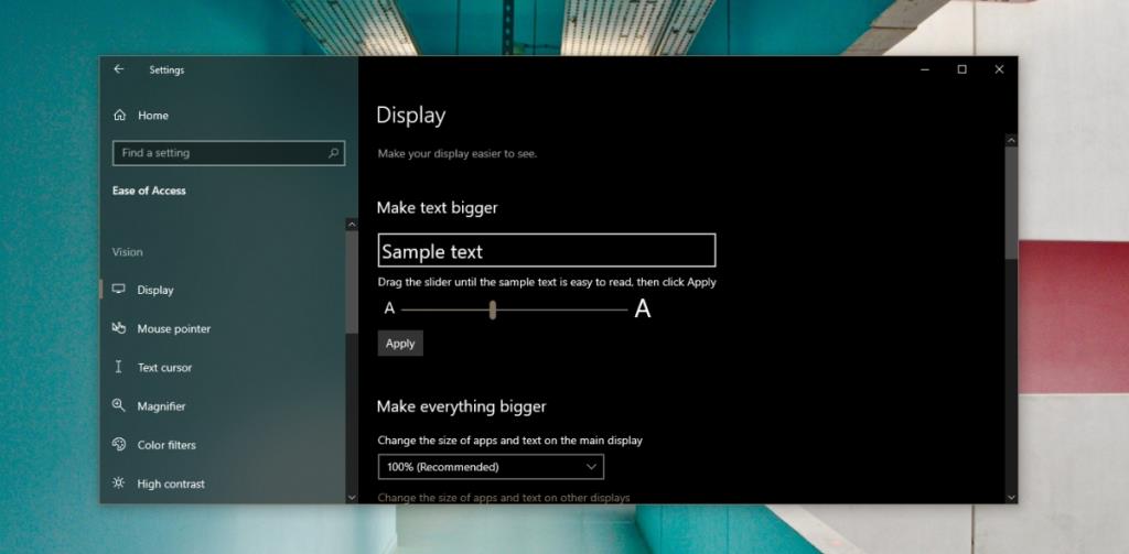 Cara mengubah ukuran teks pada Windows 10