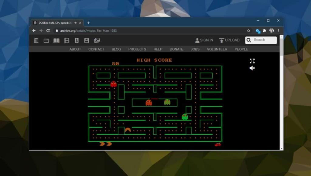 วิธีเล่นเกม MS-DOS ออนไลน์