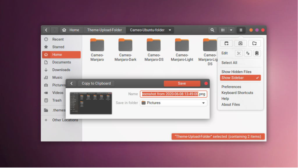 Cara menginstal tema Cameo Ubuntu GTK di Linux