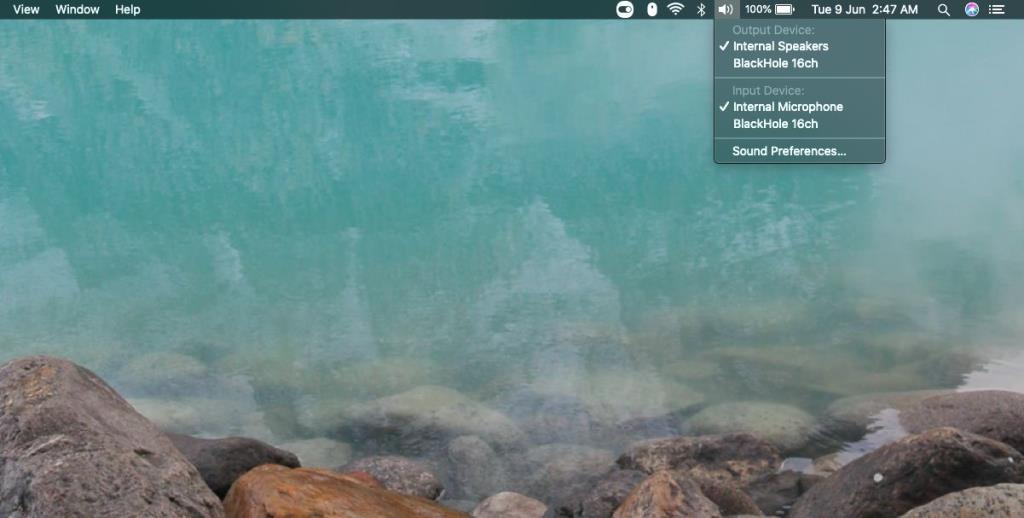 Cara mengubah input/output audio di macOS
