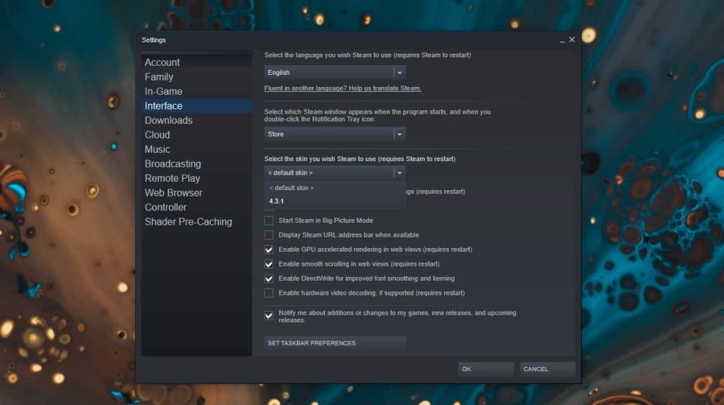 Как установить скин Steam на Windows 10