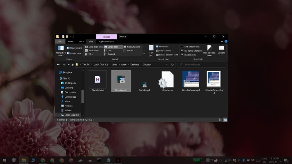 Como escurecer aplicativos de fundo no Windows 10