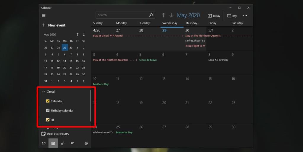 Cara menambahkan acara ke Kalender Windows 10