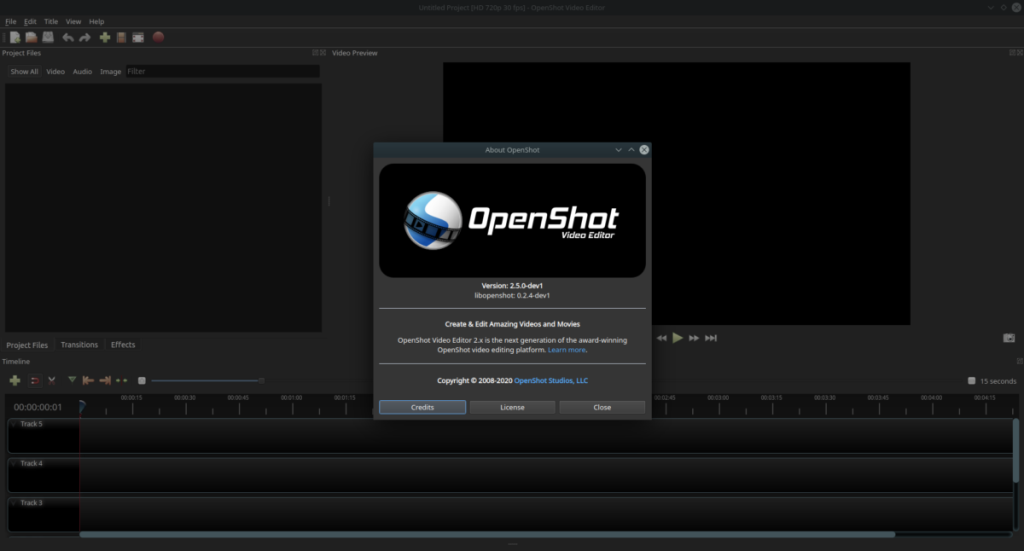 Bagaimana cara meningkatkan ke OpenShot 2.5 di Linux