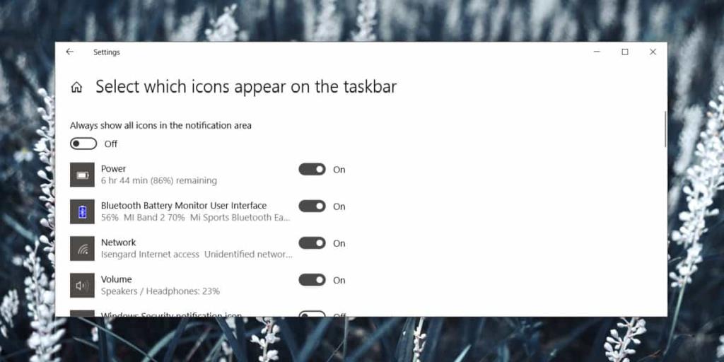 Cara menampilkan semua ikon baki sistem di Windows 10