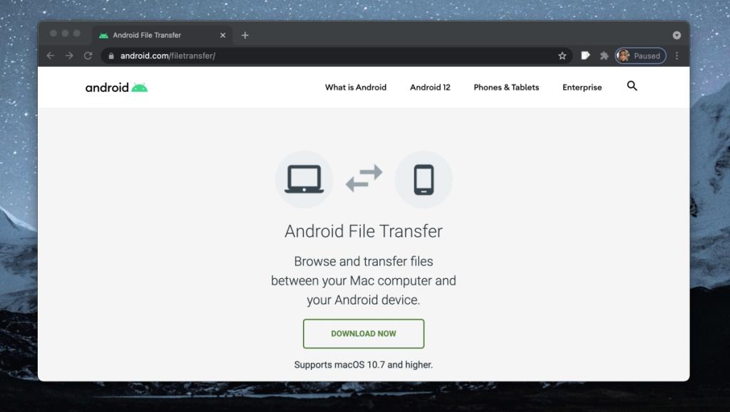 Come trasferire foto da Android a Mac