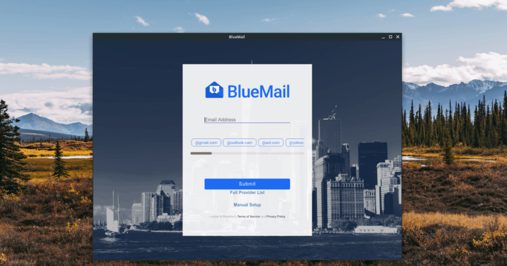 So richten Sie Bluemail unter Linux ein