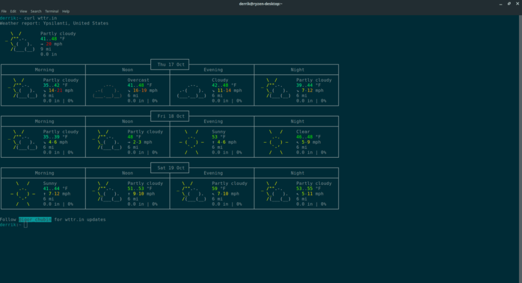 如何在 Gnome Shell 中查看天氣