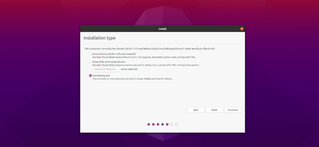 Cara menginstal Ubuntu dengan BtrFS