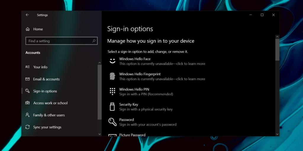 Windows Hello không khả dụng trên thiết bị này (ĐÃ CỐ ĐỊNH)