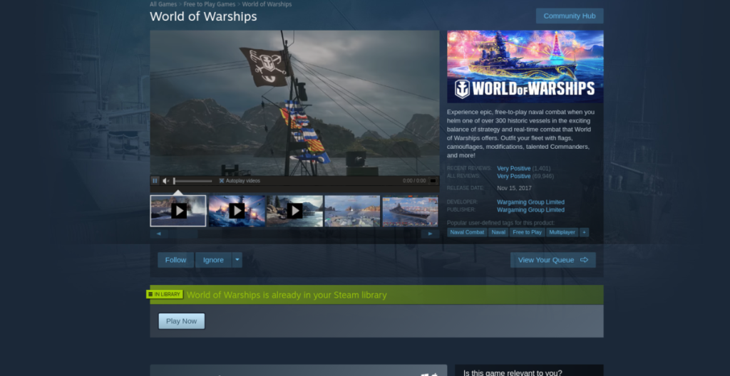 LinuxでWorldOfWarshipsをプレイする方法