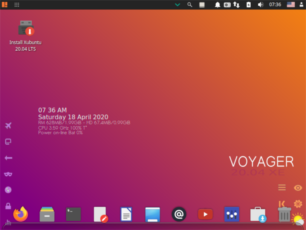 So installieren Sie Voyager Linux