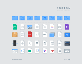 Como instalar o tema do ícone Boston no Linux