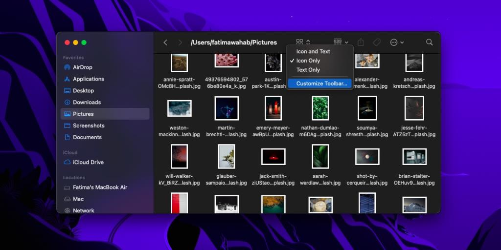 Come aggiungere file e cartelle alla barra dei menu del Finder su macOS