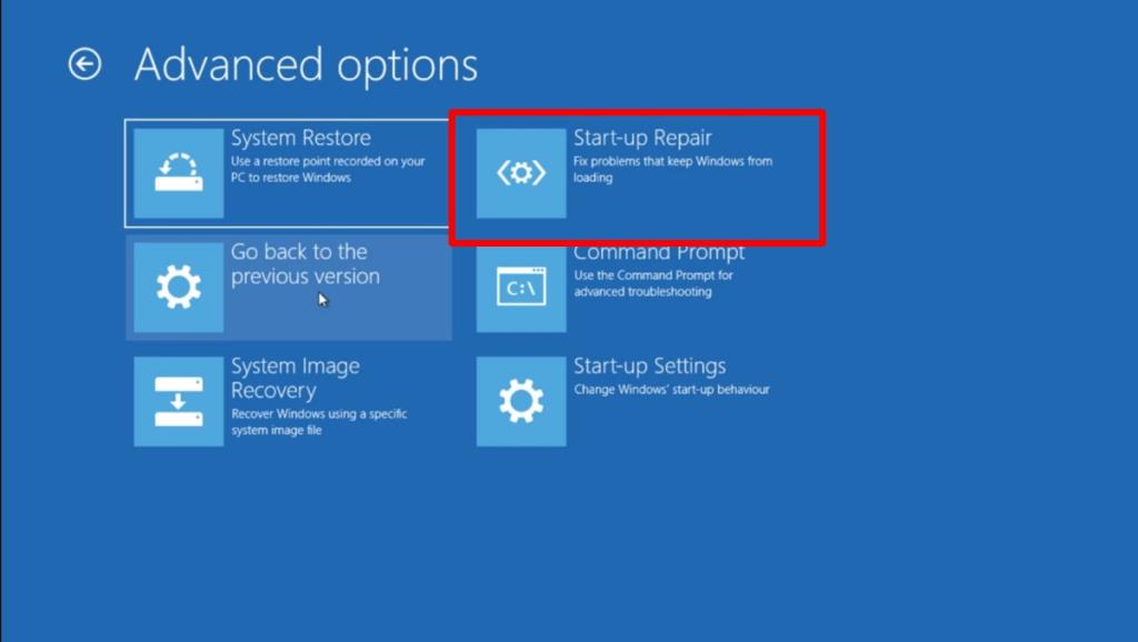 วิธีเรียกใช้ Startup Repair บน Windows 10