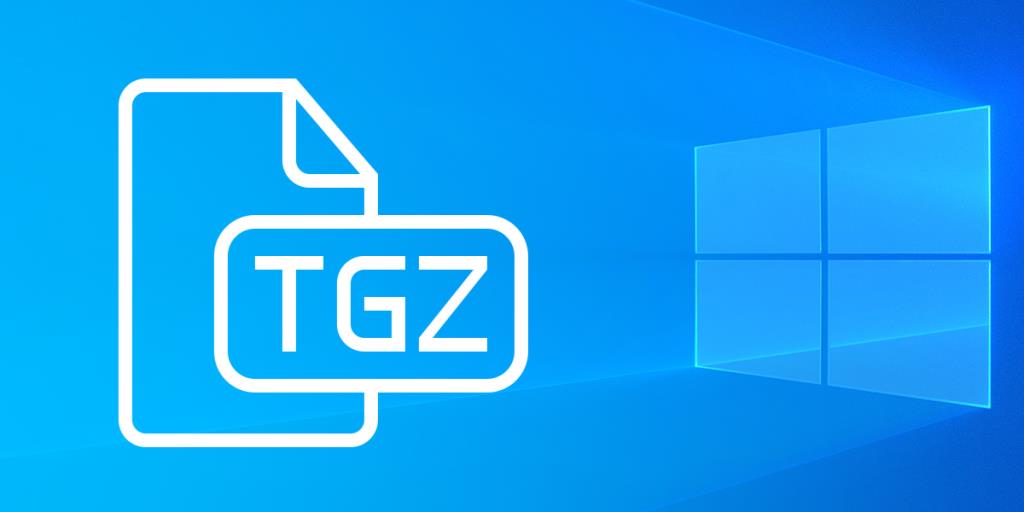 Cách mở tệp TGZ trên Windows 10