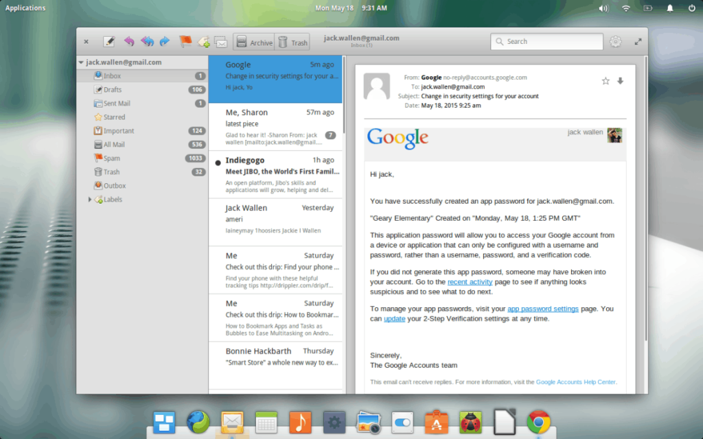 วิธีสำรองโปรไฟล์ Geary Mail ของคุณบน Linux