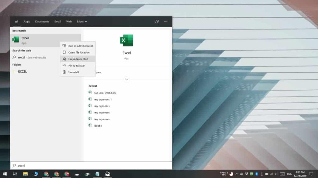 Come riparare il riquadro dellapp bloccato ma invisibile nel menu Start su Windows 10