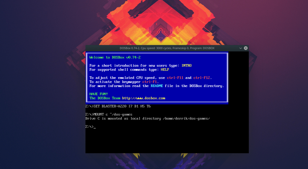 Cara memainkan game MS-Dos di Linux dengan DOSBox