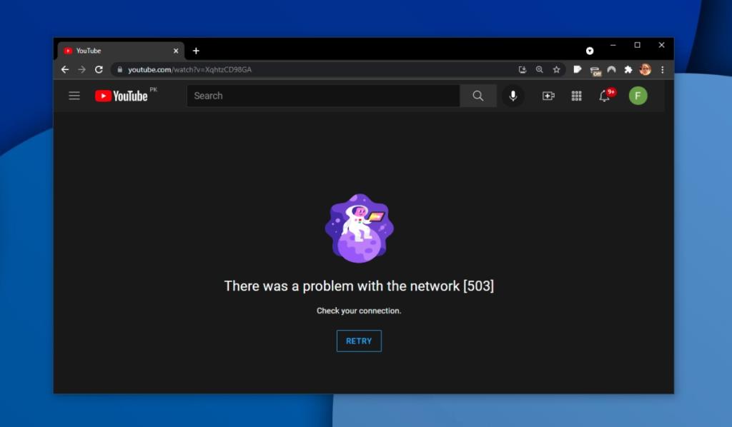 Cara memperbaiki masalah YouTube dengan server 503