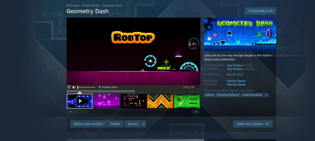 Como jogar Geometry Dash no Linux