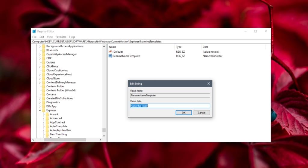 Cara mengubah nama folder baru default di Windows 10