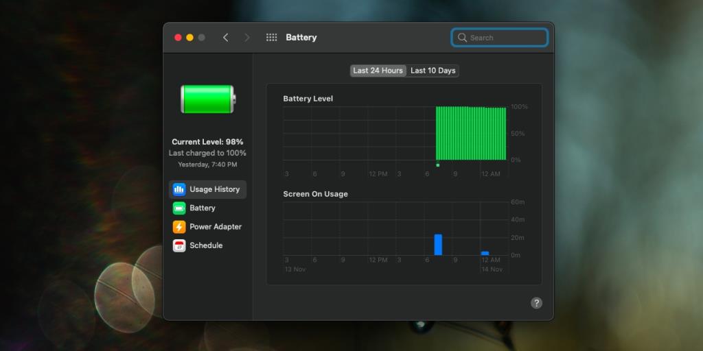 Come visualizzare lutilizzo della batteria su macOS Big Sur