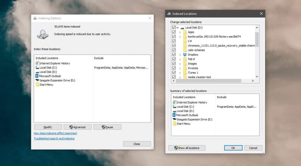 Cara mencari drive lain dari pencarian Windows di Windows 10