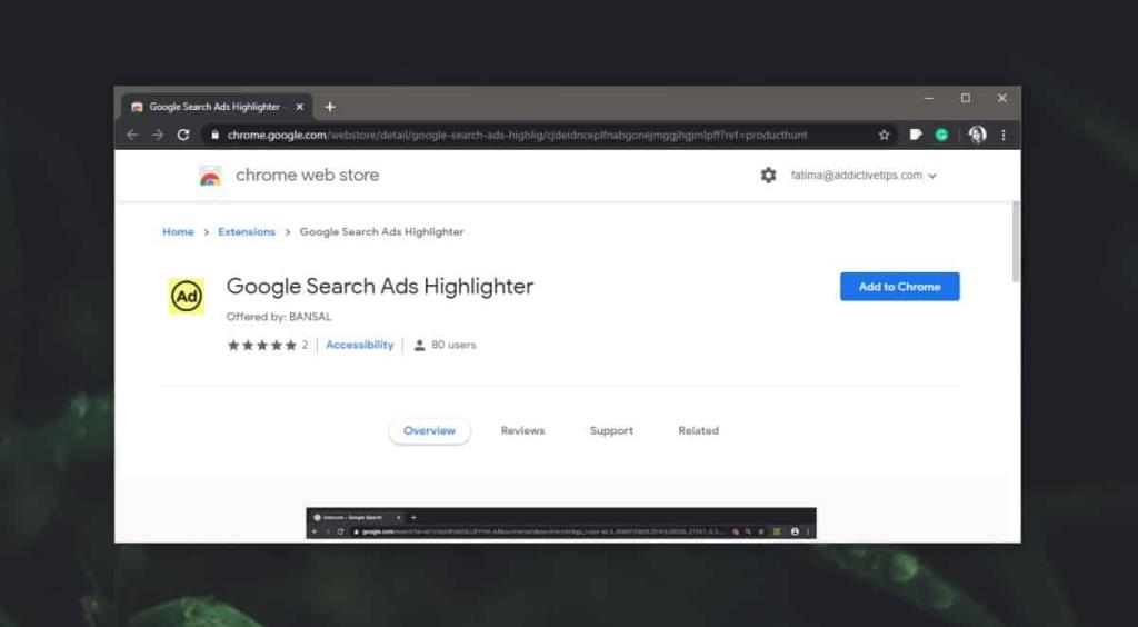 Chromeda Google arama sonuçları sayfasındaki reklamlar nasıl vurgulanır?