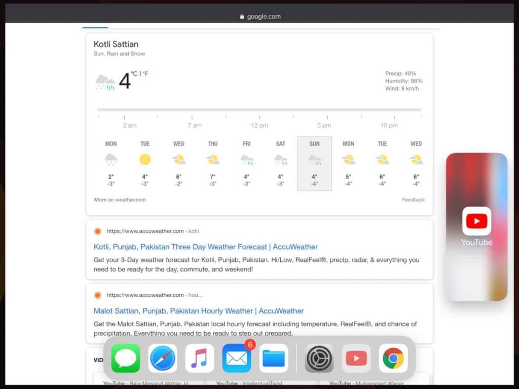 Cara menggunakan Slide Over di iPad