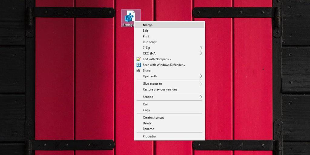 Cara menambahkan Pengaturan ke menu konteks desktop di Windows 10