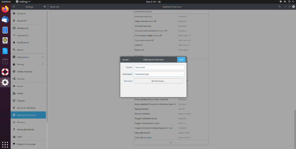 Como tornar o Flameshot o aplicativo de captura de tela do Linux padrão