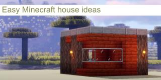 10 ideias fáceis para a casa do Minecraft