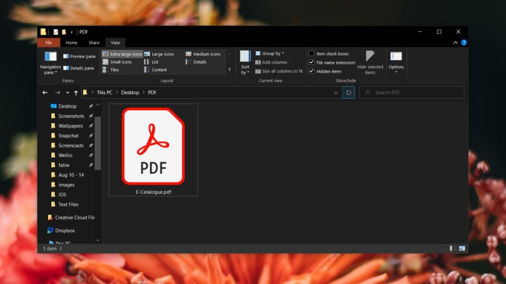 Miniatura de PDF não exibida no Windows 10 [CORRIGIDO]