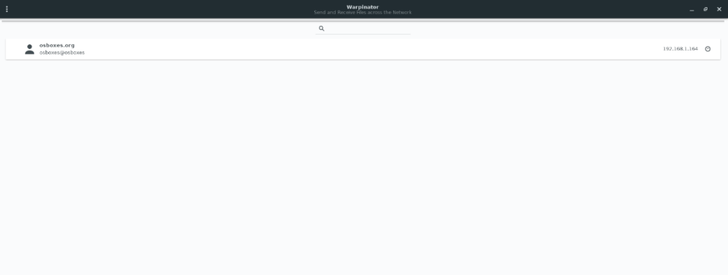 Cara mengirim file melalui jaringan di Linux dengan Warpinator