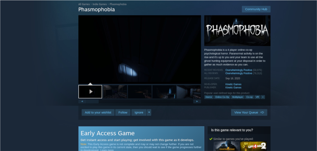 วิธีเล่น Phasmophobia บน Linux