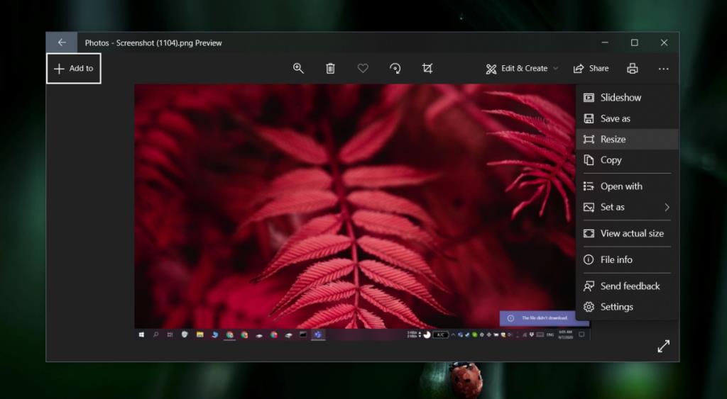 Cara mengubah ukuran gambar di Windows 10