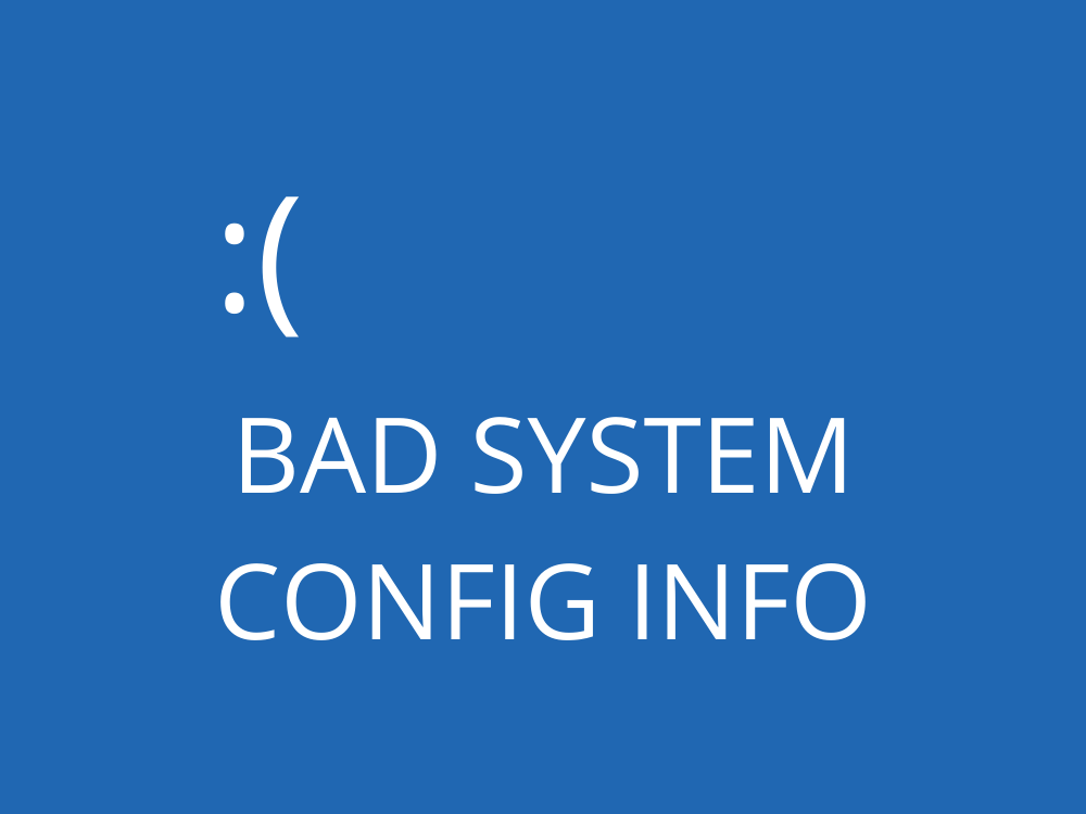 Como corrigir BAD SYSTEM CONFIG INFO (Erro BSoD) no Windows 10