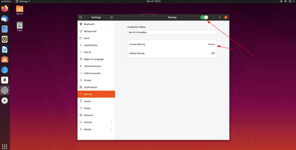 Cara menggunakan fitur berbagi layar di Ubuntu