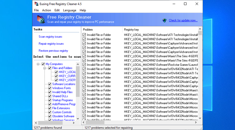 5 ตัวทำความสะอาดรีจิสทรีที่ดีที่สุดสำหรับ Windows 10 (เครื่องมือฟรี)