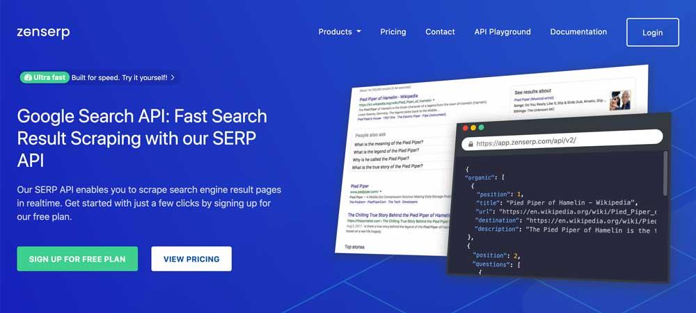 Fleksibel, Sangat Scalable Real-Time SERPs Scraping dengan Zenserp (TINJAUAN)