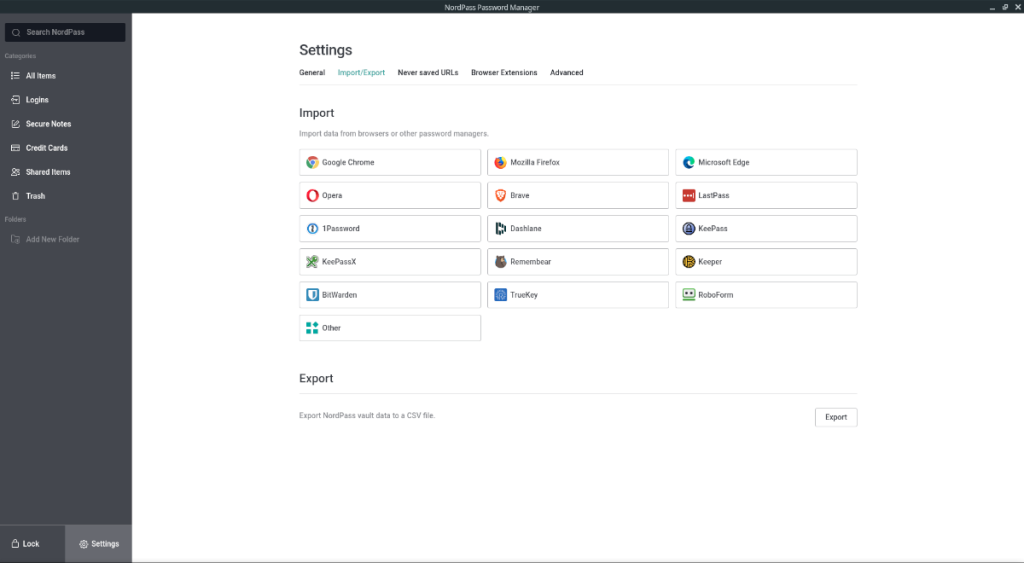 วิธีตั้งค่าตัวจัดการรหัสผ่าน NordPass บน Linux