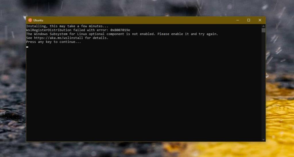 Como corrigir o erro de falha de WslRegistrationDistribution no Windows 10