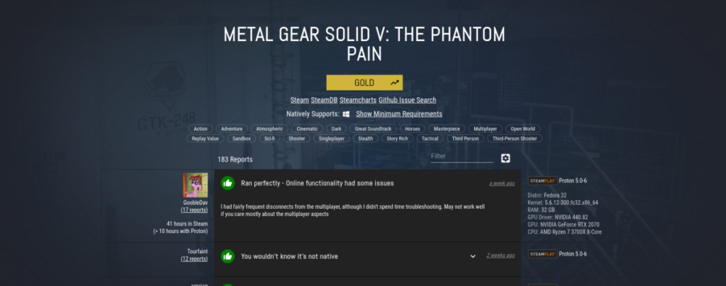 วิธีเล่น Metal Gear Solid V: The Phantom Pain บน Linux