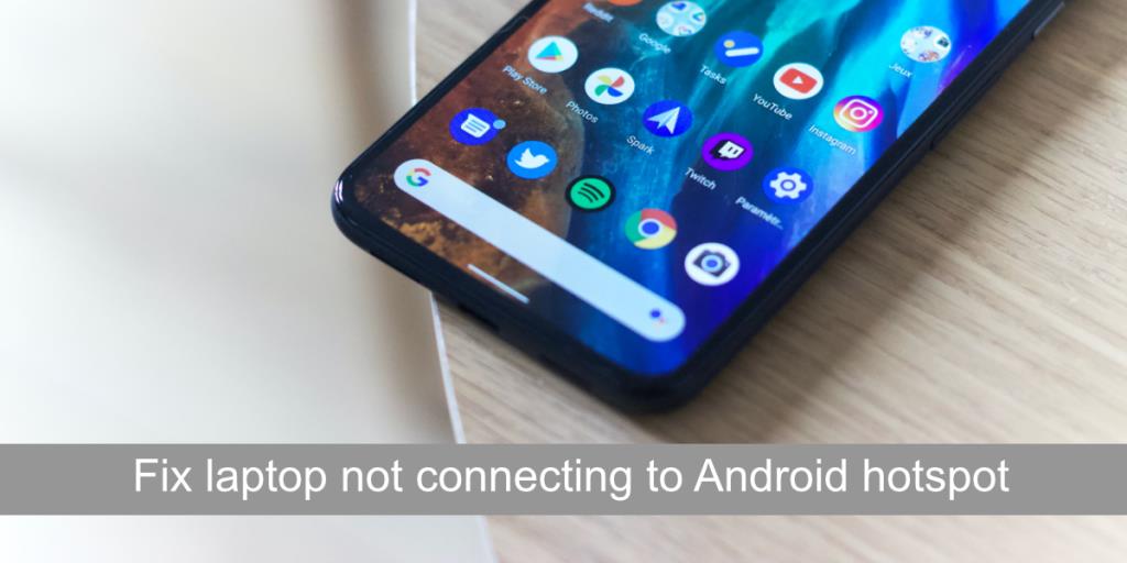 Como consertar o laptop que não está se conectando ao ponto de acesso Android